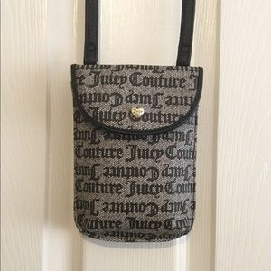 Juicy Couture Black Logo Mini Crossbody Bag